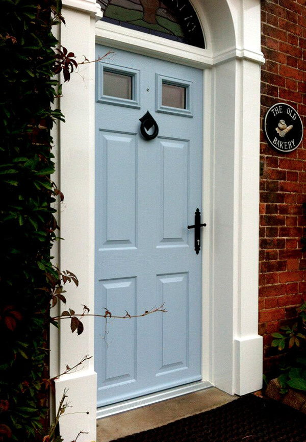 Composite Doors Climatec Windows Ltd Duck Egg Blue Composite Door Solidor Entrance