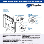 Snap On Astragal Georgian Bar Fixing Instructions