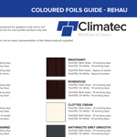 Rehau Colour Foil Lead Times