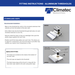 Fitting Instructions - Low Ali Threshold Keeps