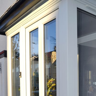 Rehau Porch Door - Pearl Grey