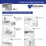 SFS Dynamic 2D Open In Door Hinge for Residence Doors