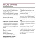 Co-Extrusion Question and Answers document from Rehau Total70