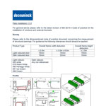 Deceuninck Slider 24+ Installation Guide