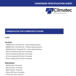 Door Threshold Options for Composite Doors
