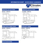 Door Hinge Clearance Information Sheet