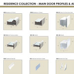Residence Collection Door Profiles and Ancillaries