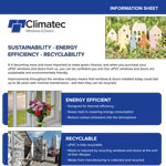 Sustainable, Energy Efficient and Recyclable Windows and Doors